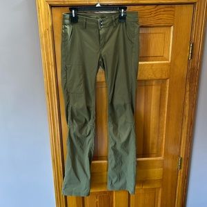 Prana Halle pant. Size 8 tall (34 in inseam). Mid-rise, bootcut.
